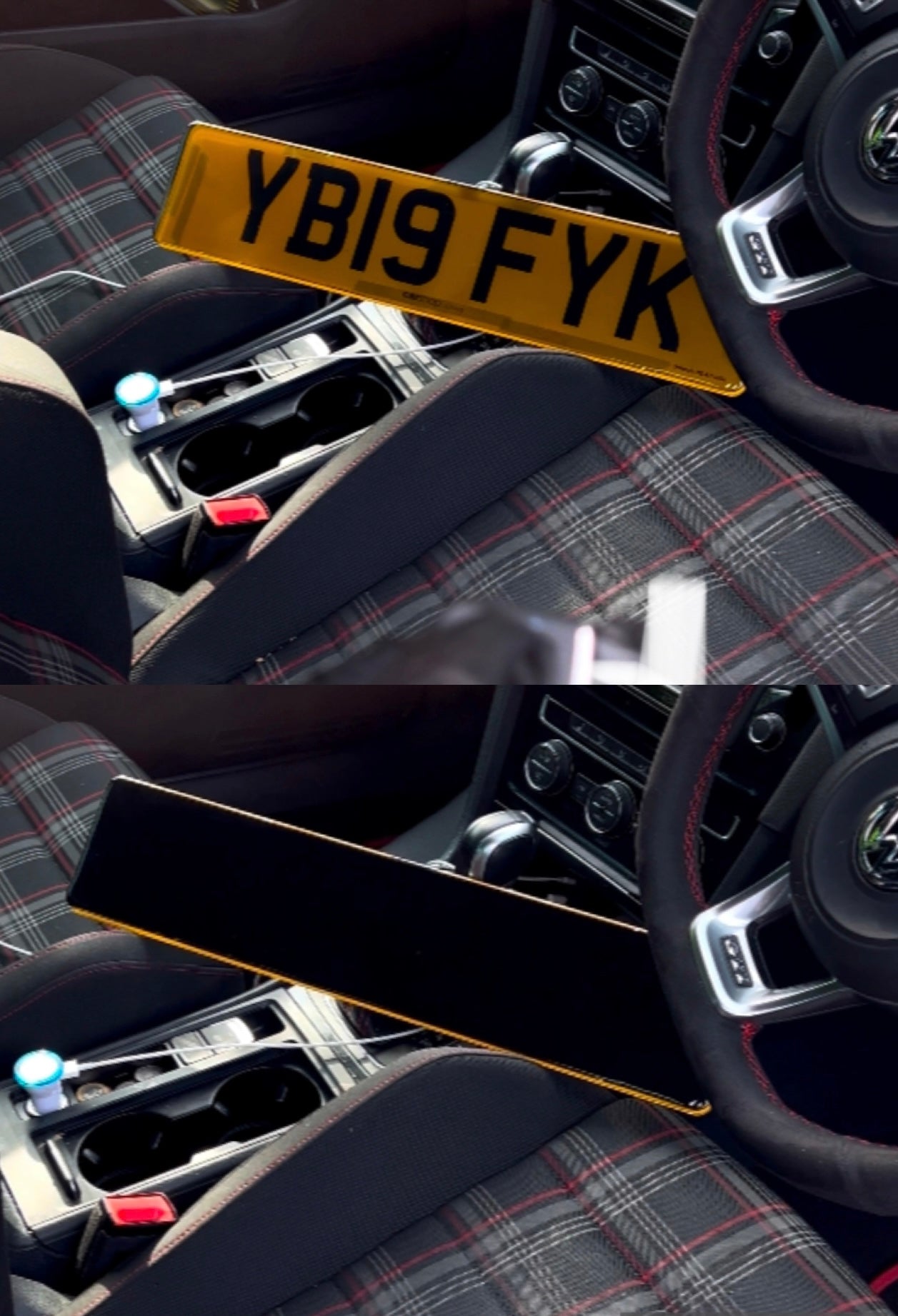 Vanish Plate Cover