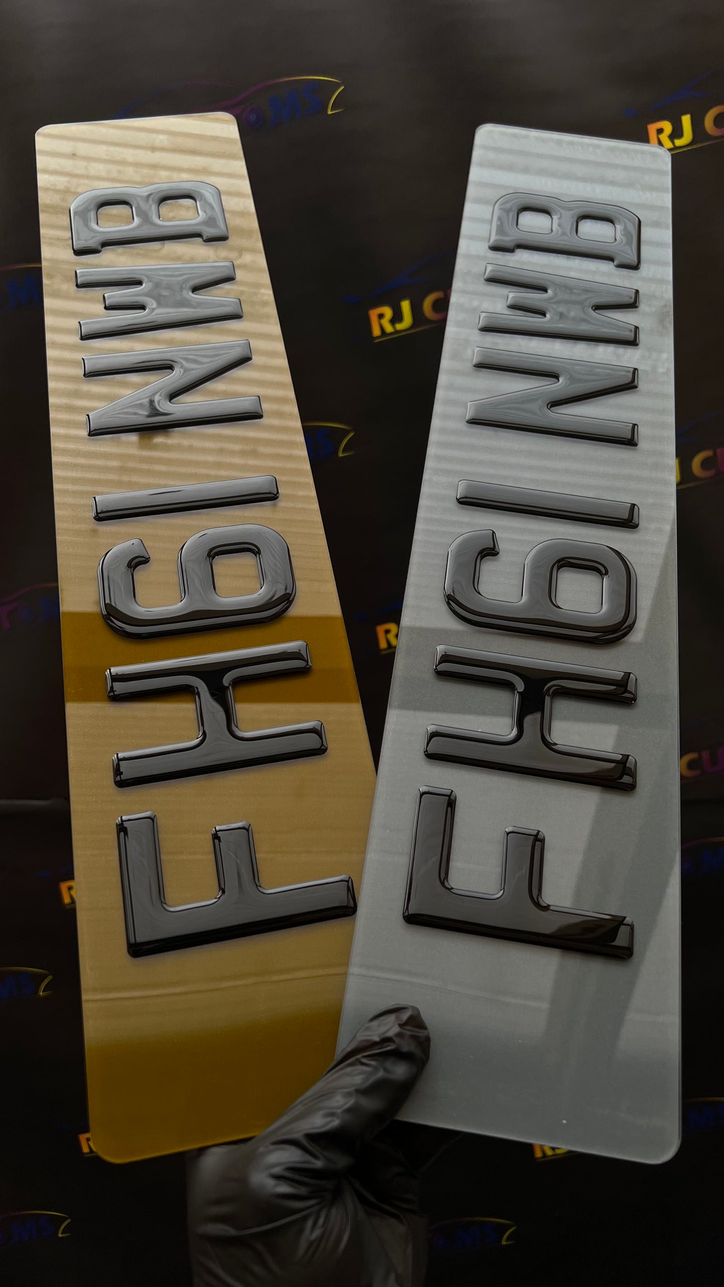 Tinted Show Plates